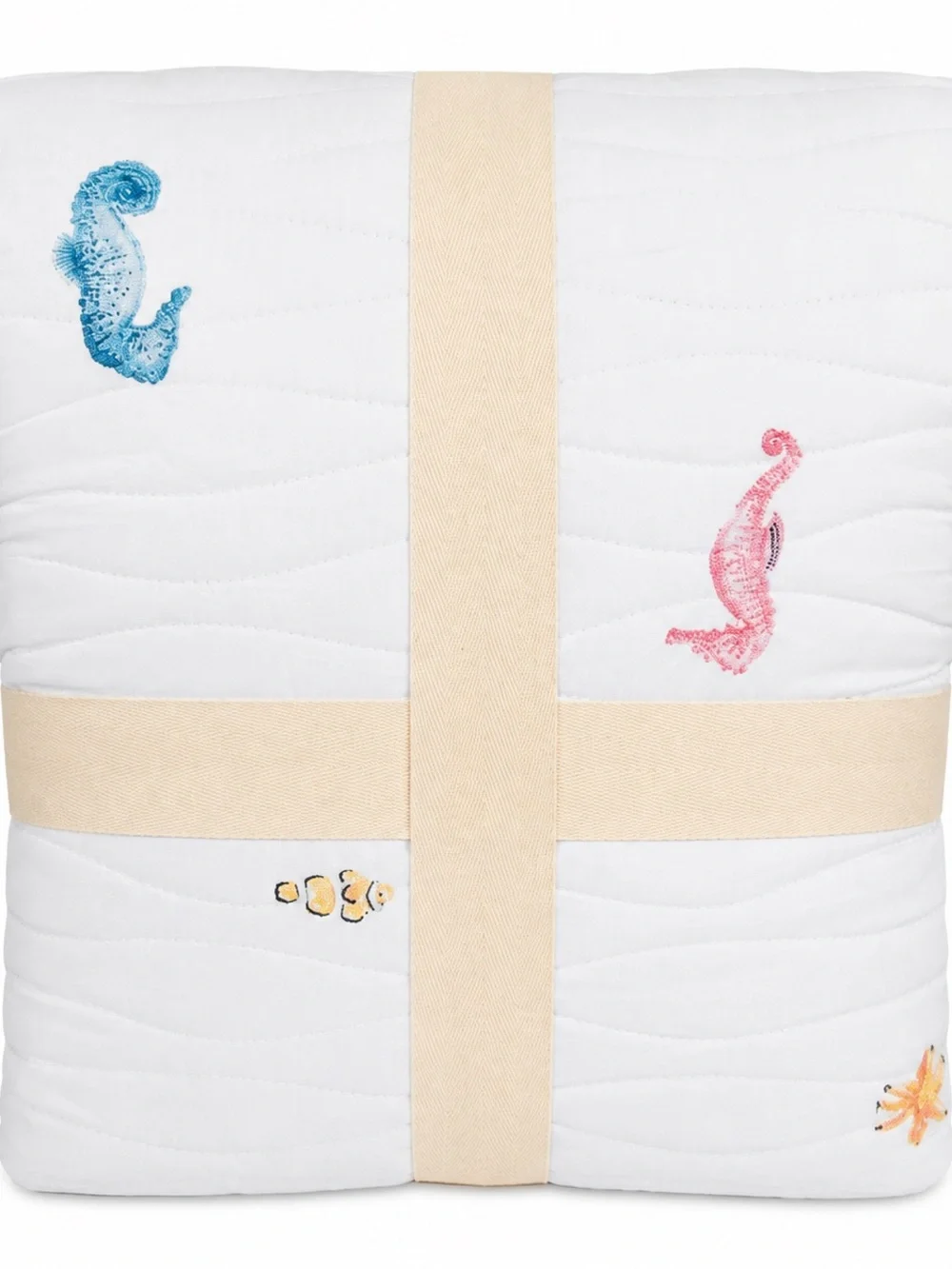 Great Bay Home King Coastal Fish & Coral Reversible Quilt Set